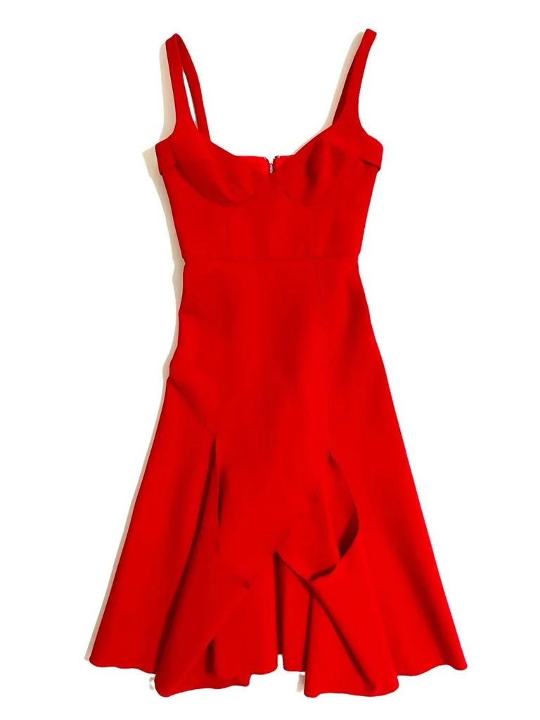 Dion Lee Dion Lee - Corset Bustier Double Wool Circle Loop Midi Dress 4