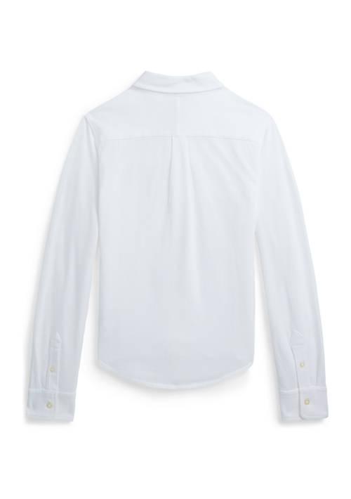 Ralph Lauren Lauren Childrenswear Boys 8 20 Featherweight Cotton Mesh Shirt