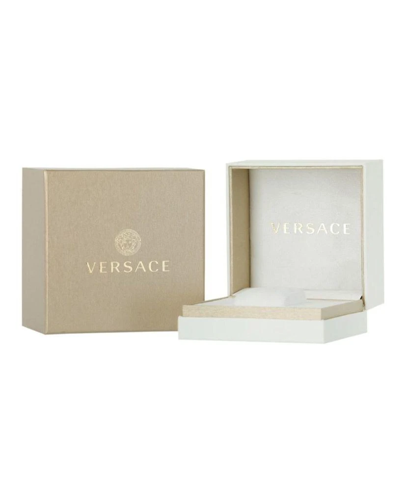 versace Versace Virtus Leather Watch 3