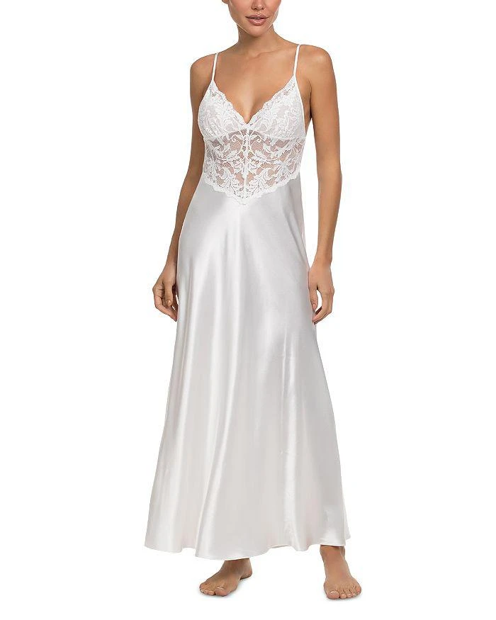 In Bloom Satin and Lace Nightgown