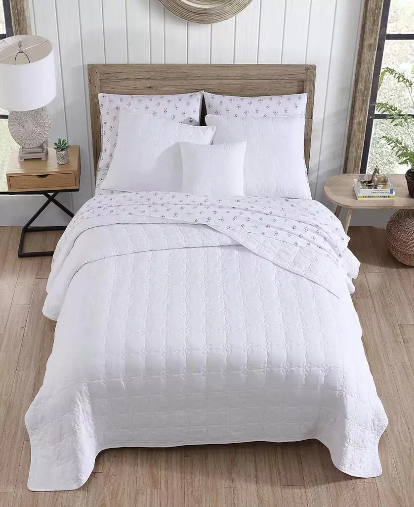 Stone Cottage Floral Trellis Cotton 4-Piece Quilt Set 3