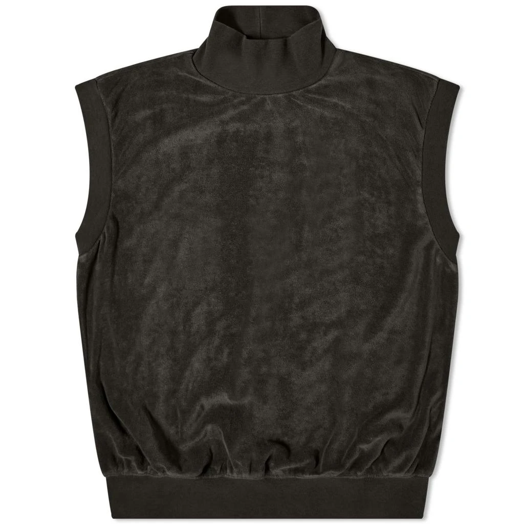 Fear of God ESSENTIALS Fear of God Essentials Pullover Mockneck Vest - Off-Black 1