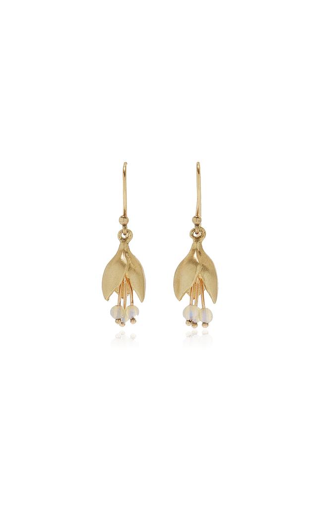 Annette Ferdinandsen Annette Ferdinandsen - Allium Bud 14K Yellow Gold Opal Earrings - Gold - OS - Moda Operandi - Gifts For Her