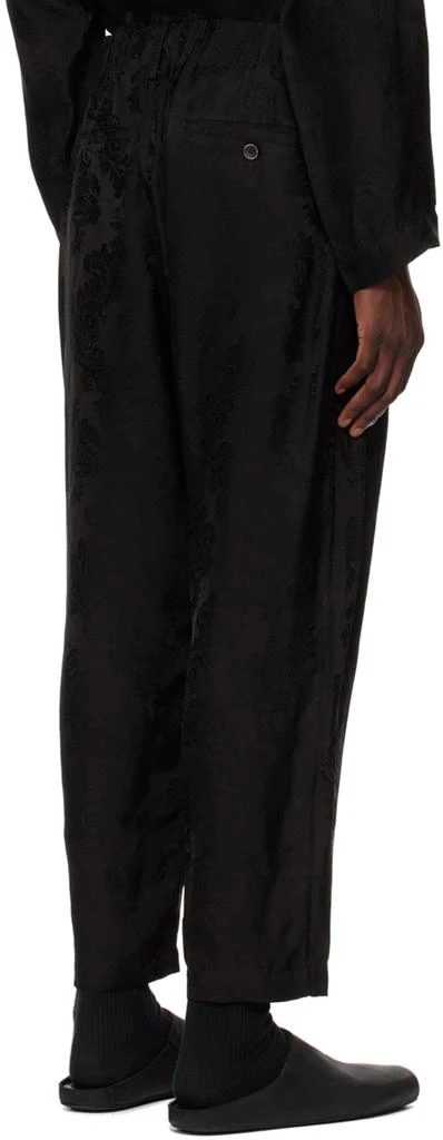 UMA WANG Black Pigiama Trousers 3