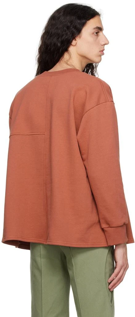 HEAD OF STATE SSENSE Exclusive Brown 'Underground Spiritual' Sweatshirt 3