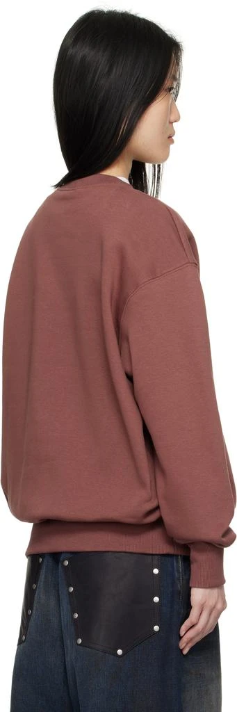 NIKE Burgundy Sportswear Phoenix Fleece Sweatshirt 3