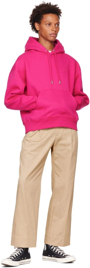 AMI Pink Ami de Cœur Hoodie 4