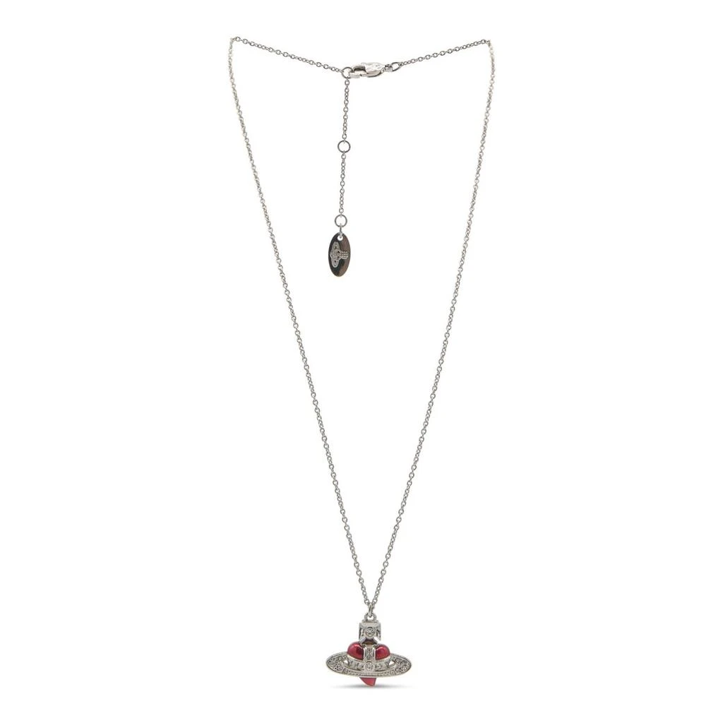 Vivienne Westwood Vivienne Westwood Logo Pendant Embellished Necklace 1