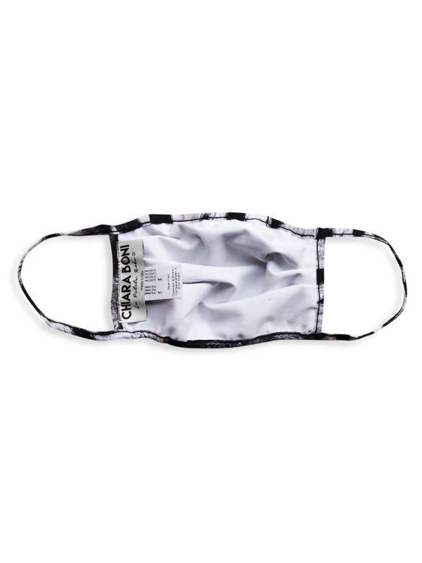 Chiara Boni Zebra Print Face Mask 2
