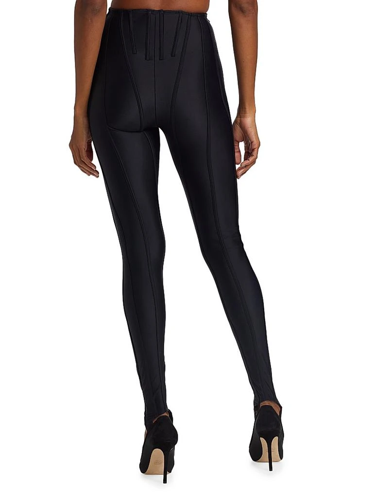 Mugler Stirrup Sport Stretch Pants 5
