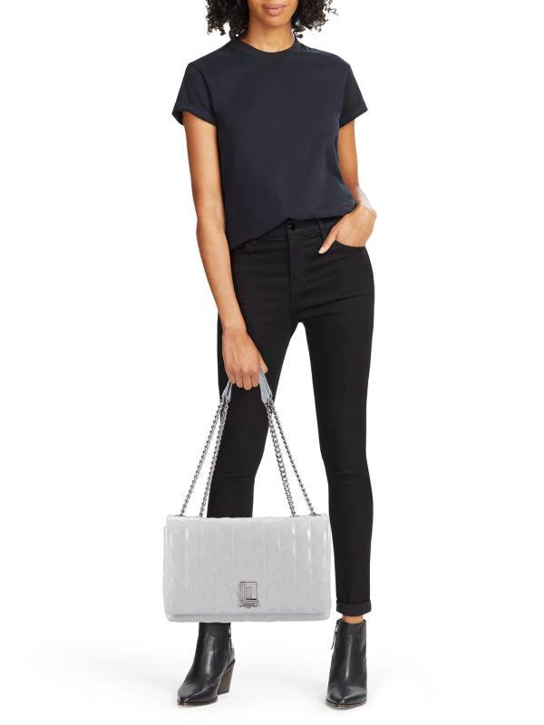 Karl Lagerfeld Paris Lafayette Leather Shoulder Bag 2