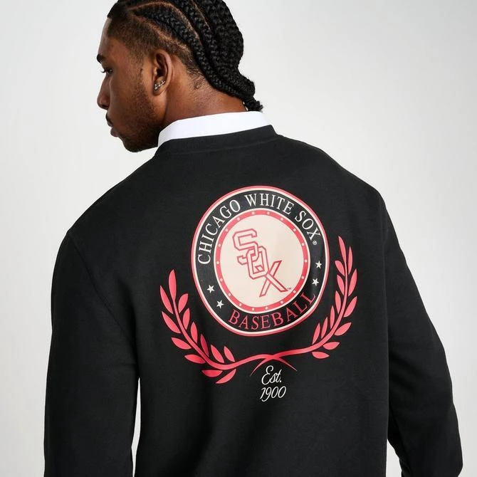 Shop New Era Book Club Chicago White Sox MLB Crewneck Sweatshirt