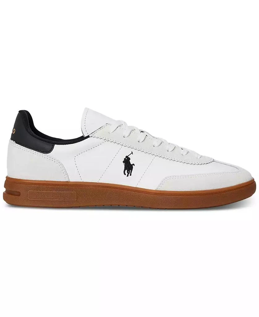 Ralph Lauren Men's Bedford Leather & Suede Sneakers 4