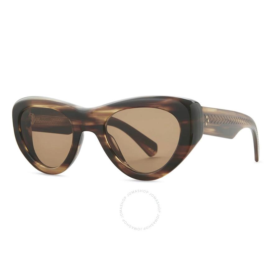 Mr. Leight Reveler S Semi-Flat Kona Brown Goggle Unisex Sunglasses ML2032 KOA-ATG/SFKONBRN 49