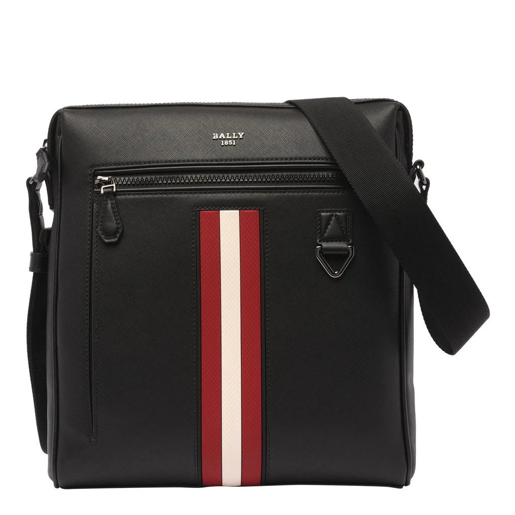 Bally Bally Mecoy Logo Plaque Zipped Crossbody Bag 1