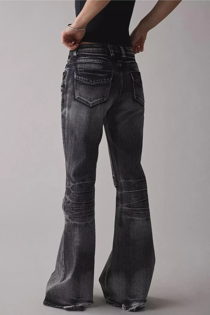 Jaded London Jaded London Washed Black Drift Flare Jean 2