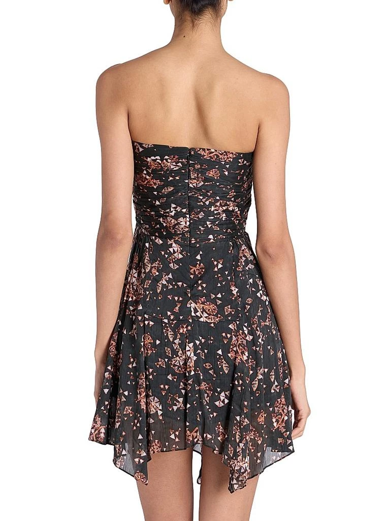 Isabel Marant Amanda Geometric Strapless Minidress 4