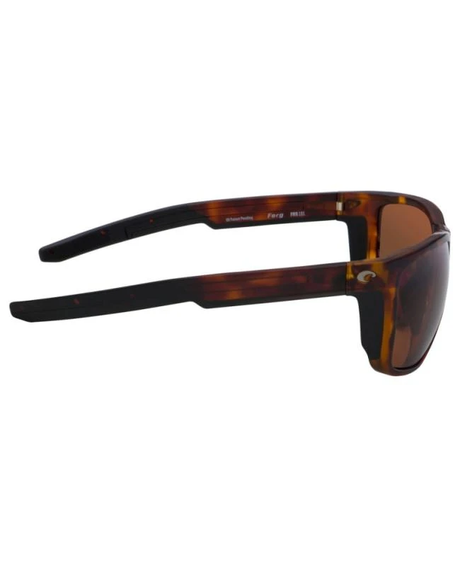 Costa Del Mar Costa Del Mar Ferg Matte Tortoise Square Nylon Unisex Sunglasses FRG 191 OCP 3