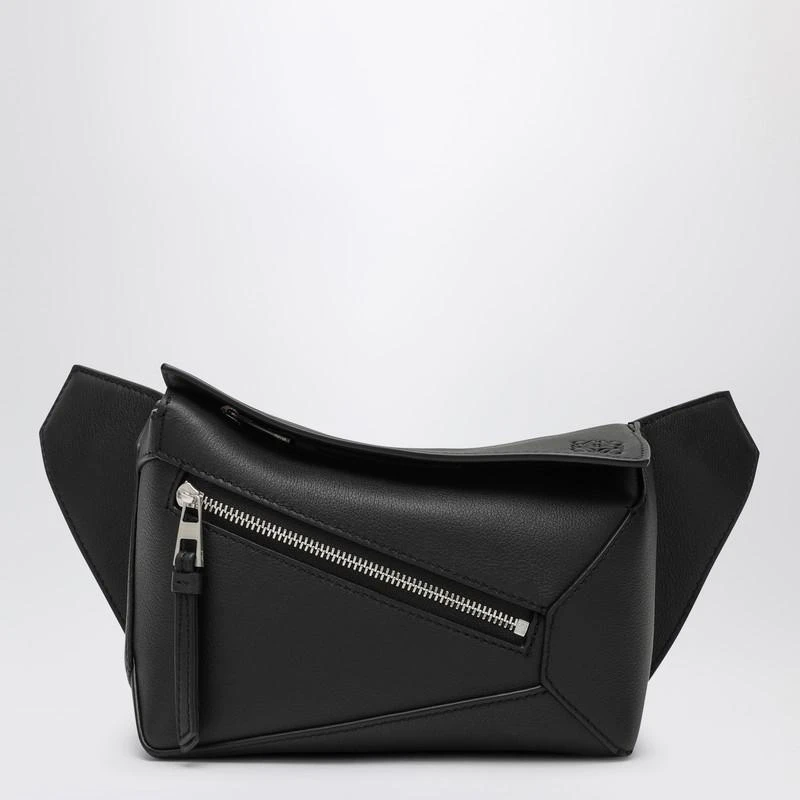 Loewe Mini Puzzle bumbag in black leather 1