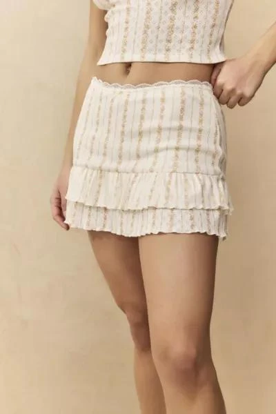 Out From Under Out From Under Ruffle Mini Skirt 1