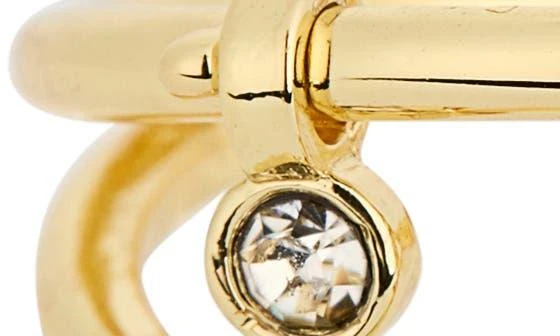 Covet Crystal Charm Double Band Ring 3