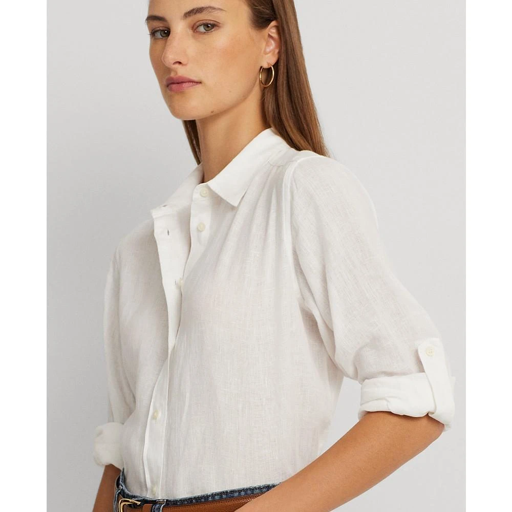 Lauren Ralph Lauren Linen Shirt, Regular & Petite 3