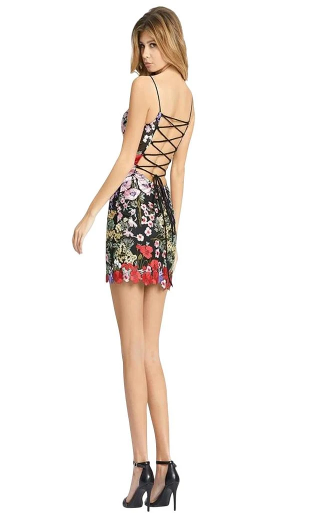 Mac Duggal Mac Duggal - Floral Embroidered Mini Dress 3