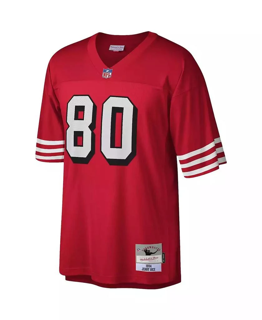 Mitchell and Ness Men's Jerry Rice Scarlet San Francisco 49ers 1994 Legacy Replica Jersey 3