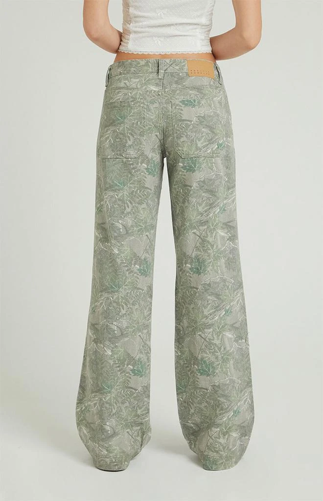 PacSun Tree Camo Low Rise Baggy Pants 4