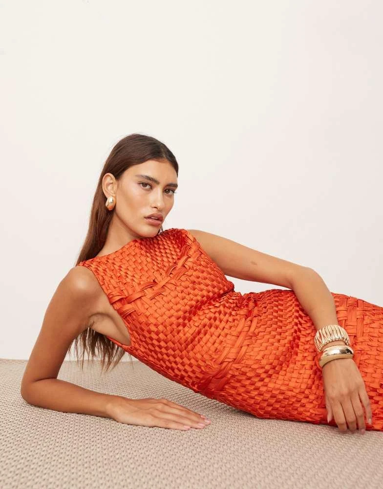 open lace back dress Ashley Lauren 4438 Size 14 Neon Orange Cocktail Dress Long Sleeves Fringe Trim On Hem and Slit
