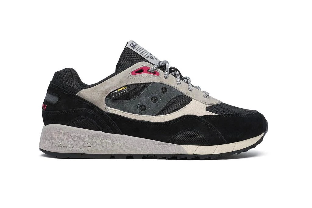 Saucony Men's Shadow 6000 Cordura Sneakers In Black/dove 1