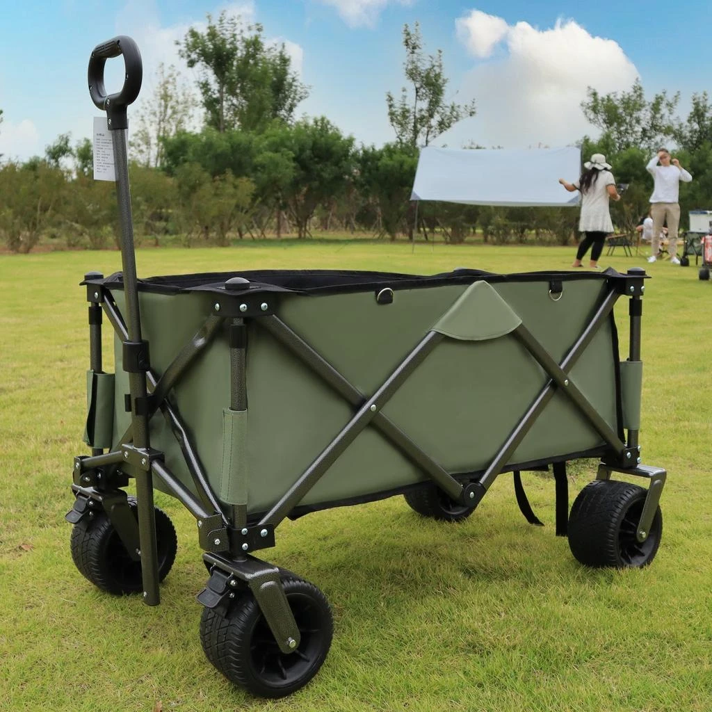 Streamdale Furniture Streamdale Utility Folding Camping Wagon - Green 3