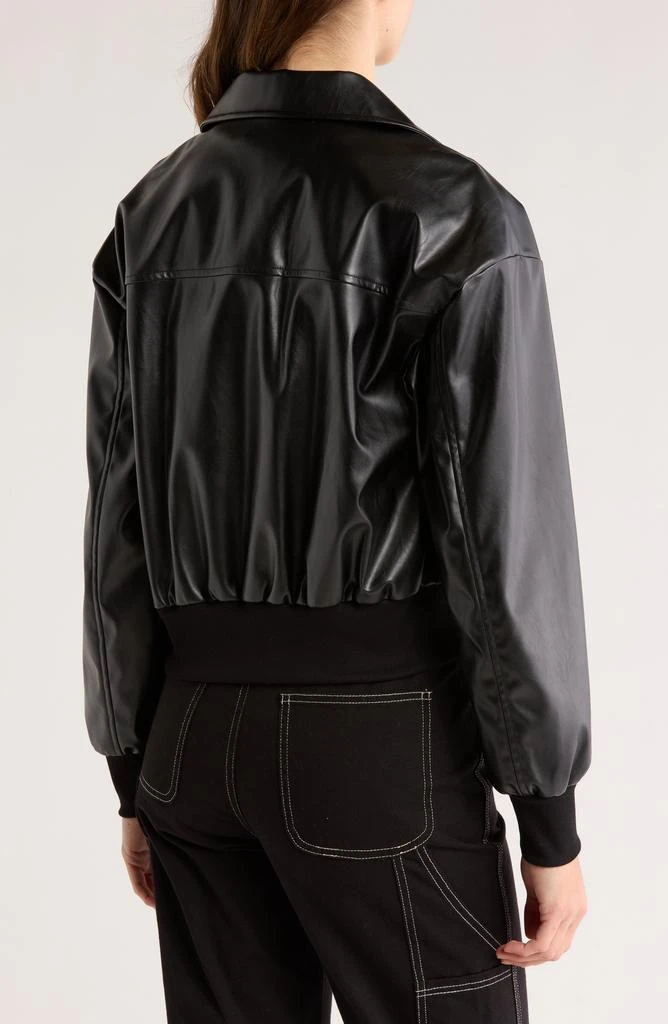 Elodie Zip Faux Leather Jacket 2