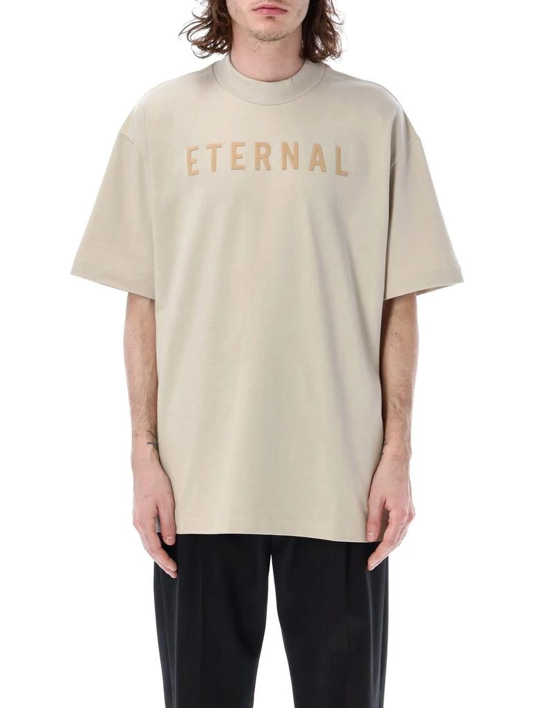 Fear of God Fear Of God Eternal Logo Flocked Crewneck T-Shirt 3