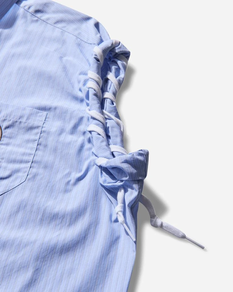 Martine Rose Men's Laced Sleeve Overshirt Blue 4