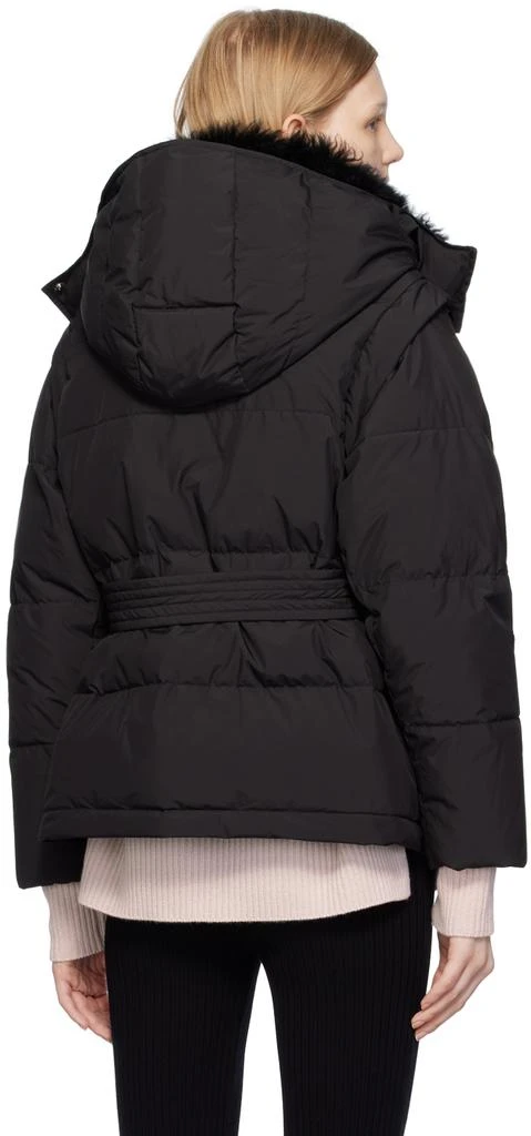 Yves Salomon Black Belted Down Jacket 3