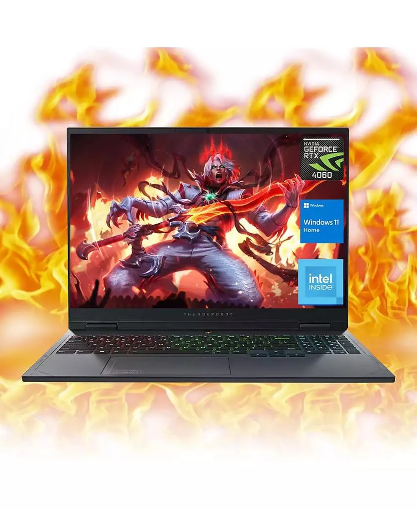 Thunderobot Hunter Blade 16" Gaming Laptop Intel Core i9-13900HX 64GB RAM NVIDIA GeForce RTX 4060 2TB SSD Storage Windows 11 Home WQXGA 240Hz - Grey 1