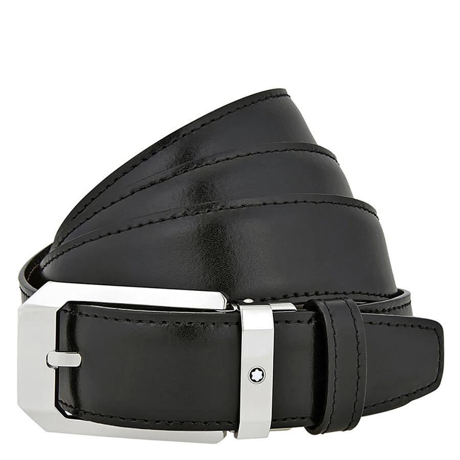 MontBlanc Reversible Leather Belt - Black/Brown Size 47