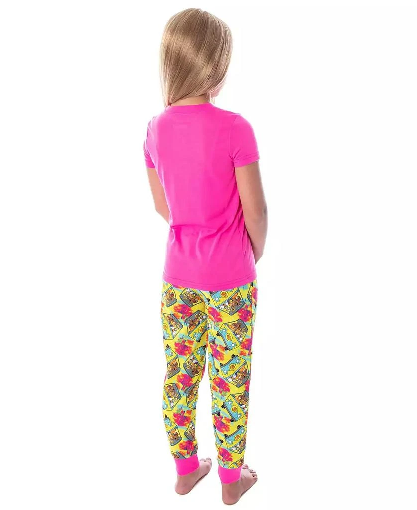 Scooby-Doo Girls Scooby Doo Mystery Machine T-Shirt And Pants 2 PC Pajama Set 3