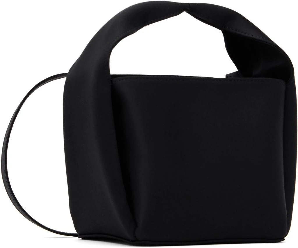 Totême Black Petite Satin Bucket Bag 3