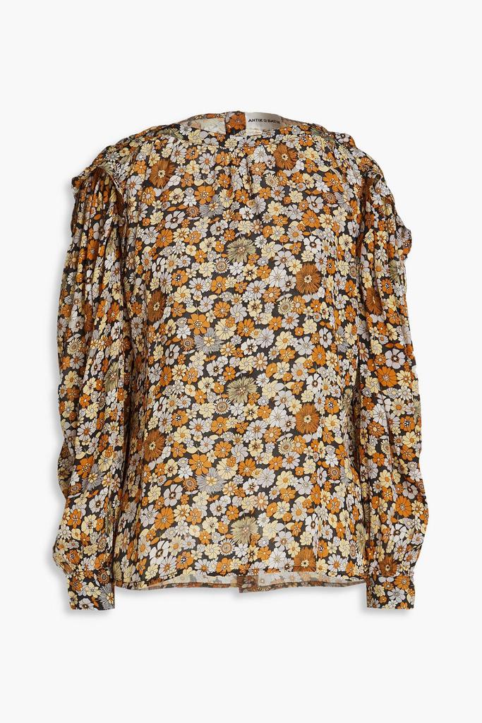 ANTIK BATIK Colline floral-print crepe de chine blouse