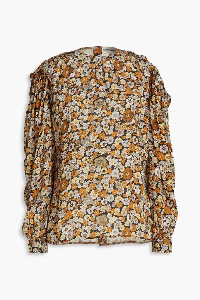 ANTIK BATIK Colline floral-print crepe de chine blouse 1