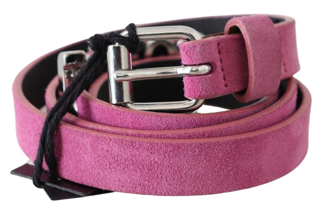 Just Cavalli Just Cavalli Fuschia Pink Leather Waist Belt 2