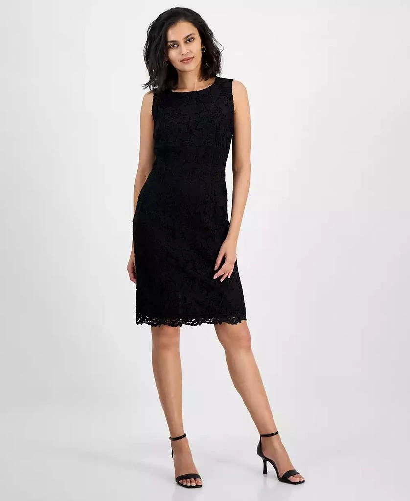 Shop Women's Empire-Seam Scalloped-Lace Sheath Dress on Sale at BeyondStyle   Get 66% Off Women's Empire-Seam Scalloped-Lace Sheath Dress with  Limited-Time Flash Deals, Exclusive Discounts, and Special Offers. Enjoy  Unbeatable Savings on