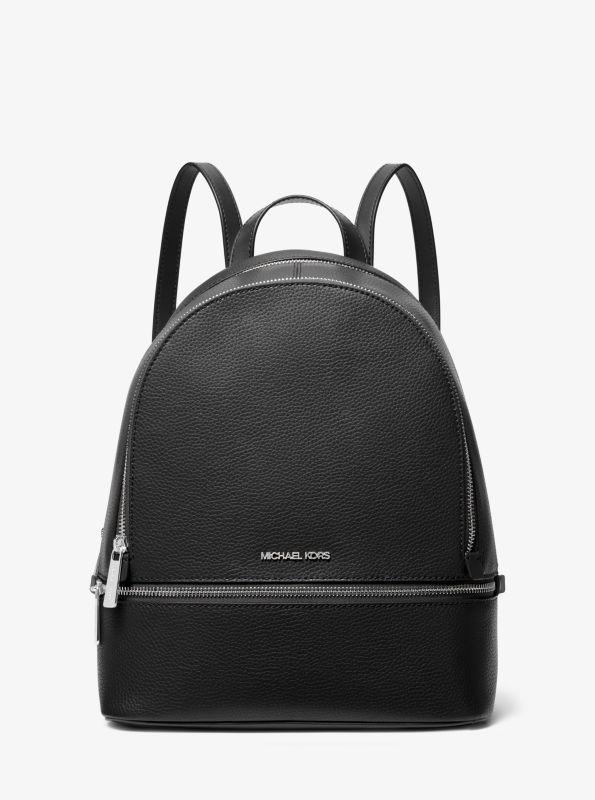 Michael Kors Rhea Medium Pebbled Leather Backpack