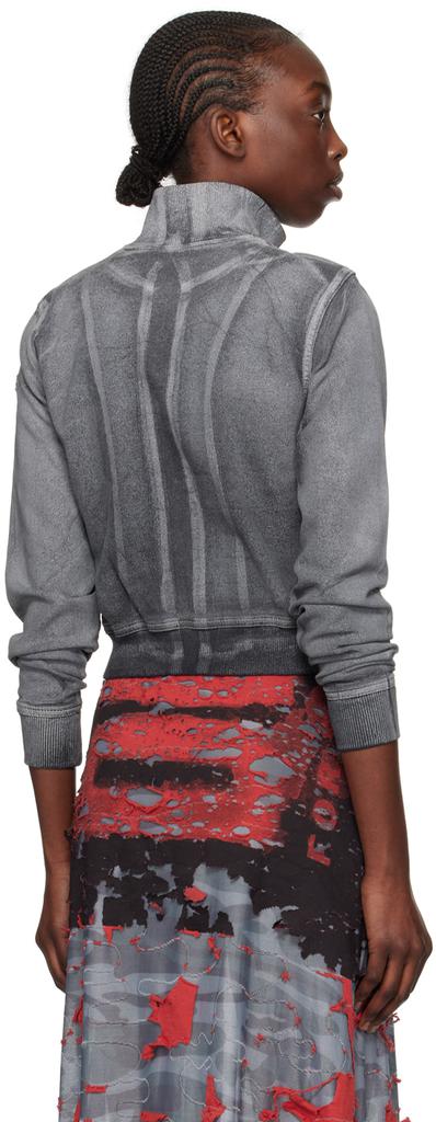 Diesel Gray D-Emy-S Track Jacket - Jackets - BeyondStyle