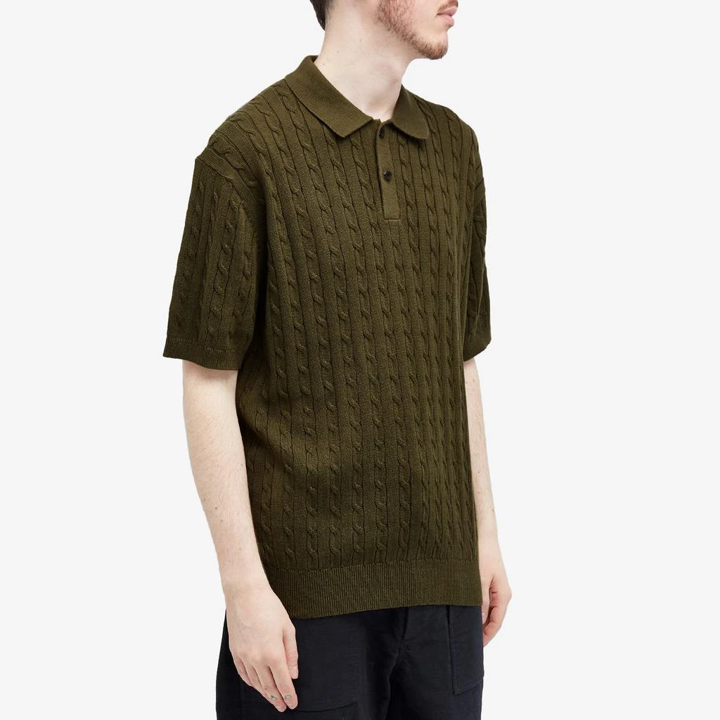 BEAMS PLUS Beams Plus Cable Knit Polo 2