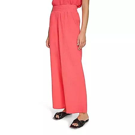DKNY DKNY Women's Cotton Gauze Pant 4