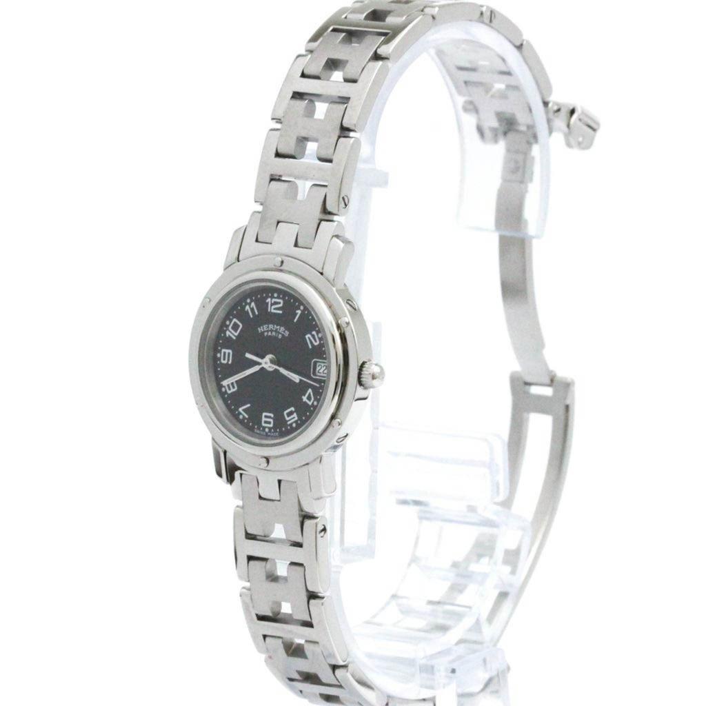 Hermes Clipper Steel Earring Watch (Pre-Owned)
