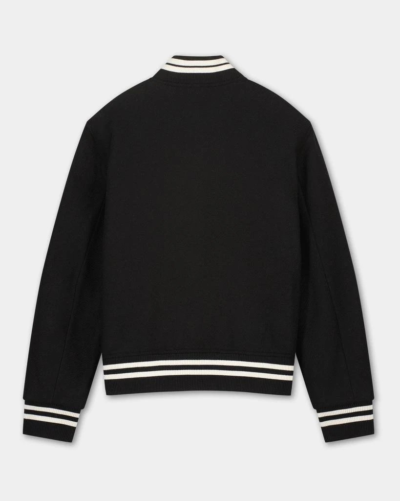 Conventional Varsity Jacket Black / White 6